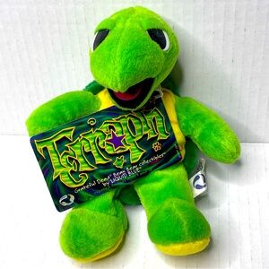 GRATEFUL DEAD Terrapin LIQUID BLUE BEANIE BEAR  Tag Jerry Garcia Plush New